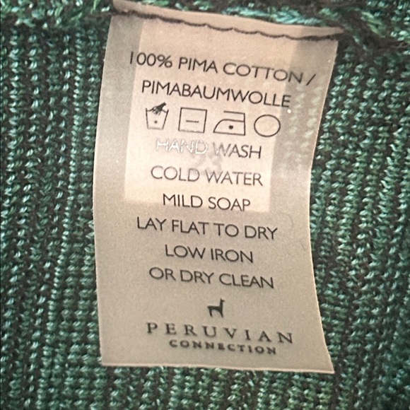 Peruvian Connection Aztec Print Half Sleeve Sweater - Picture 5 of 6